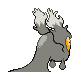 Slugma shiny back-facing sprite from Pokémon SoulSilver