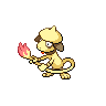 Smeargle shiny front-facing sprite from Pokémon Black