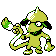 Smeargle shiny front-facing sprite from Pokémon Crystal