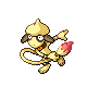 Smeargle shiny front-facing sprite from Pokémon Diamond