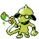 Smeargle shiny front-facing sprite from Pokémon Gold