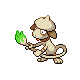 Smeargle front-facing sprite from Pokémon SoulSilver