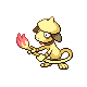 Smeargle shiny front-facing sprite from Pokémon SoulSilver