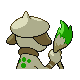 Smeargle back-facing sprite from Pokémon Platinum