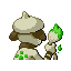 Smeargle back-facing sprite from Pokémon Sapphire