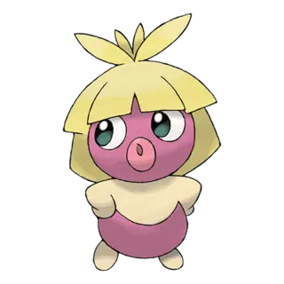 Smoochum official artwork