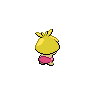 Smoochum back-facing sprite from Pokémon Black