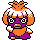 Smoochum front-facing sprite from Pokémon Gold