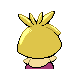 Smoochum shiny back-facing sprite from Pokémon HeartGold