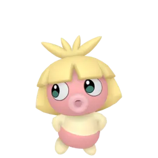 Smoochum shiny front-facing sprite from Pokémon Y