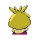 Smoochum back-facing sprite from Pokémon Platinum