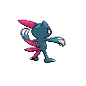 Sneasel back-facing sprite from Pokémon White 2