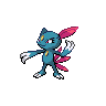 Sneasel front-facing sprite from Pokémon White