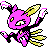 Sneasel shiny front-facing sprite from Pokémon Crystal