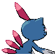 Sneasel back-facing sprite from Pokémon Pearl