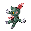Sneasel front-facing sprite from Pokémon Emerald