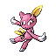 Sneasel shiny front-facing sprite from Pokémon Emerald