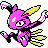 Sneasel shiny front-facing sprite from Pokémon Gold