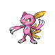 Sneasel shiny front-facing sprite from Pokémon SoulSilver