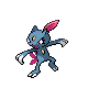 Sneasel front-facing sprite from Pokémon Platinum