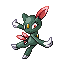 Sneasel front-facing sprite from Pokémon Ruby