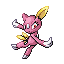 Sneasel shiny front-facing sprite from Pokémon Ruby