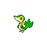 Snivy front-facing sprite from Pokémon Black 2