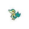 Snivy shiny front-facing sprite from Pokémon Black
