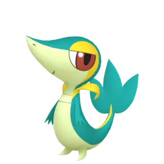 Snivy shiny front-facing sprite from Pokémon Scarlet