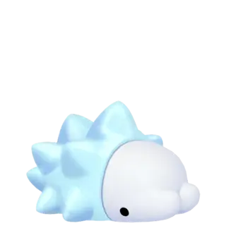 Snom front-facing sprite from The Crown Tundra