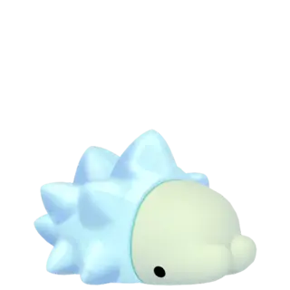 Snom shiny front-facing sprite from The Crown Tundra