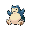 Snorlax front-facing sprite from Pokémon White