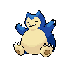 Snorlax shiny front-facing sprite from Pokémon White