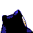 Snorlax shiny back-facing sprite from Pokémon Crystal