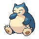 Snorlax front-facing sprite from Pokémon Pearl