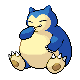 Snorlax shiny front-facing sprite from Pokémon Pearl