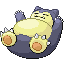 Snorlax front-facing sprite from Pokémon Emerald