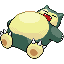Snorlax front-facing sprite from Pokémon FireRed