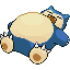 Snorlax shiny front-facing sprite from Pokémon FireRed
