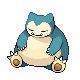 Snorlax front-facing sprite from Pokémon SoulSilver