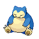 Snorlax shiny front-facing sprite from Pokémon SoulSilver