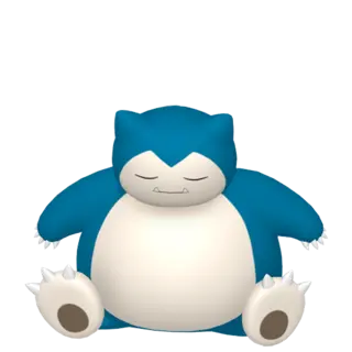 Snorlax front-facing sprite from Pokémon Legends: Arceus