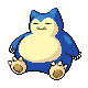 Snorlax shiny front-facing sprite from Pokémon Platinum