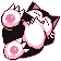 Snorlax front-facing sprite from Pokémon Red