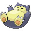 Snorlax front-facing sprite from Pokémon Sapphire