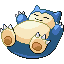 Snorlax shiny front-facing sprite from Pokémon Sapphire