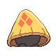 Snorunt back-facing sprite from Pokémon Pearl