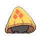 Snorunt back-facing sprite from Pokémon HeartGold