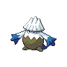 Snover shiny front-facing sprite from Pokémon White