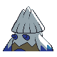 Snover shiny back-facing sprite from Pokémon Diamond